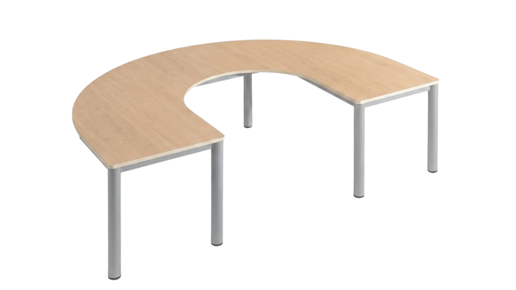 Lipizzaner Horseshoe Table, height-adjustable