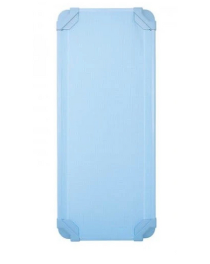 Stapelbare stretchers lichtblauw ECO, 5 stuks, met hoeslakens