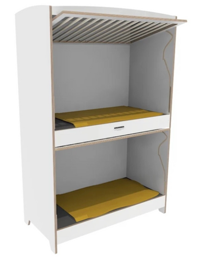 # Duosleeper Top-line with tilting gate and self-closing lock HPL