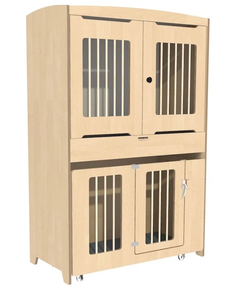 # High sleeper revolving gate and rotary lock