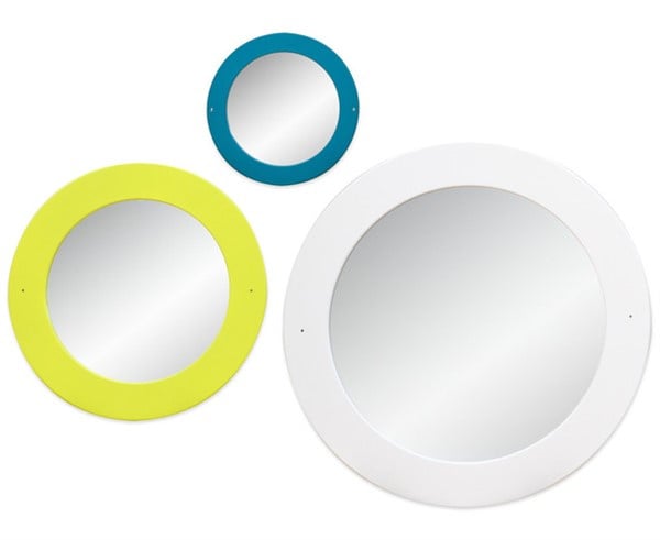 # EduCasa spiegel rond limegroen 759066