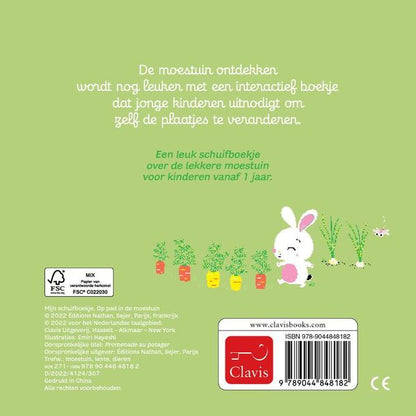 # Mijn schuifboekje Op pad in de moestuin