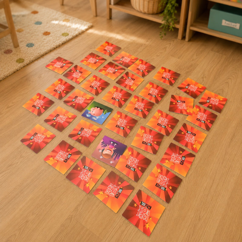Kidsbox Play XXL Movement Memory Game, 40 cards