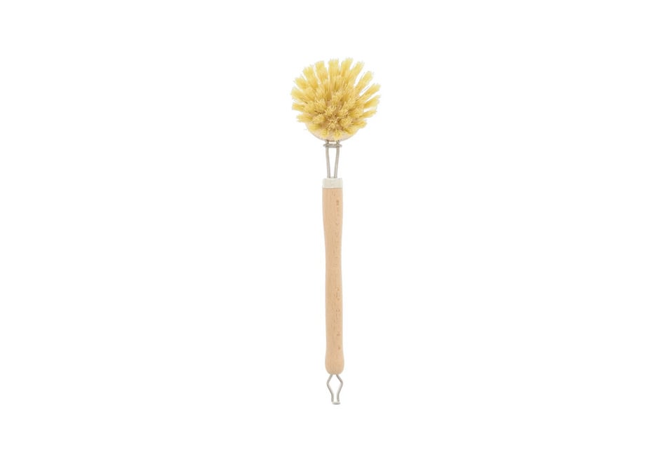 Wooden dish brush made of beechwood