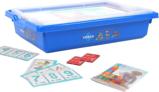 Coblo 100-piece set in storage bin