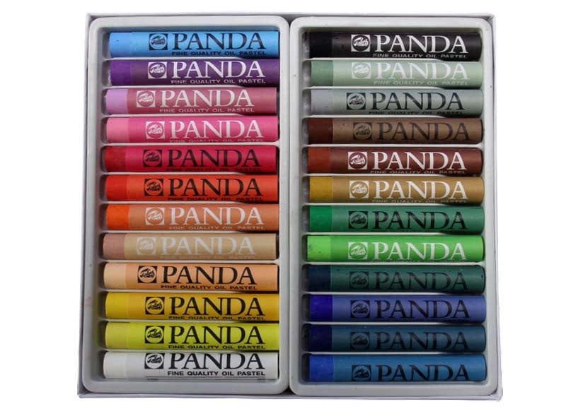 Talens Panda oil pastels, 24 pc. asst.
