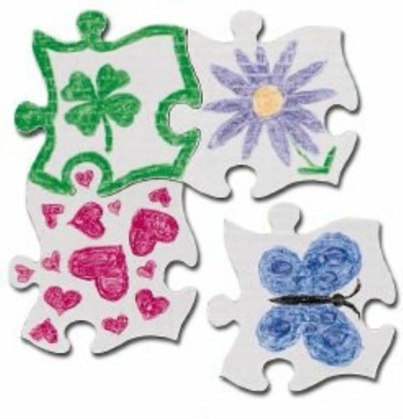 Large jigsaw puzzle set of 32 pieces