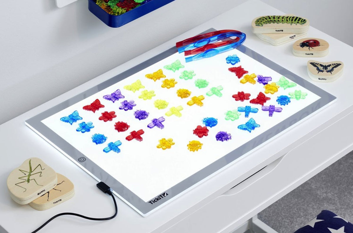 Tickit Transparent Coloured Insects, 96 pieces
