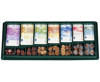 Euro banknotes and coins