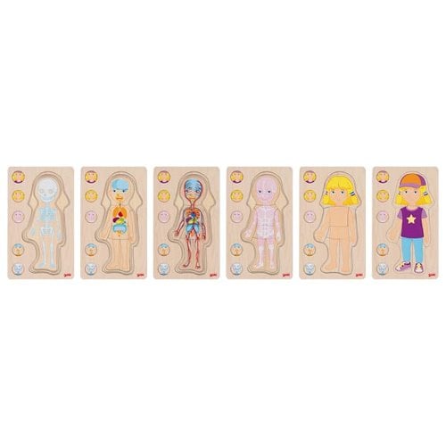 Lying puzzle girl