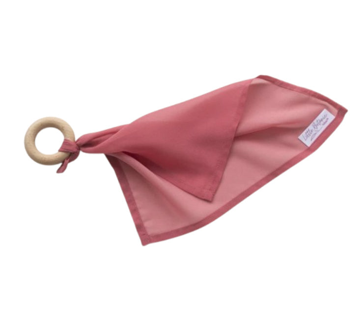 Playcycle speeldoek klein, 30 cm, met houten ring, diverse kleuren