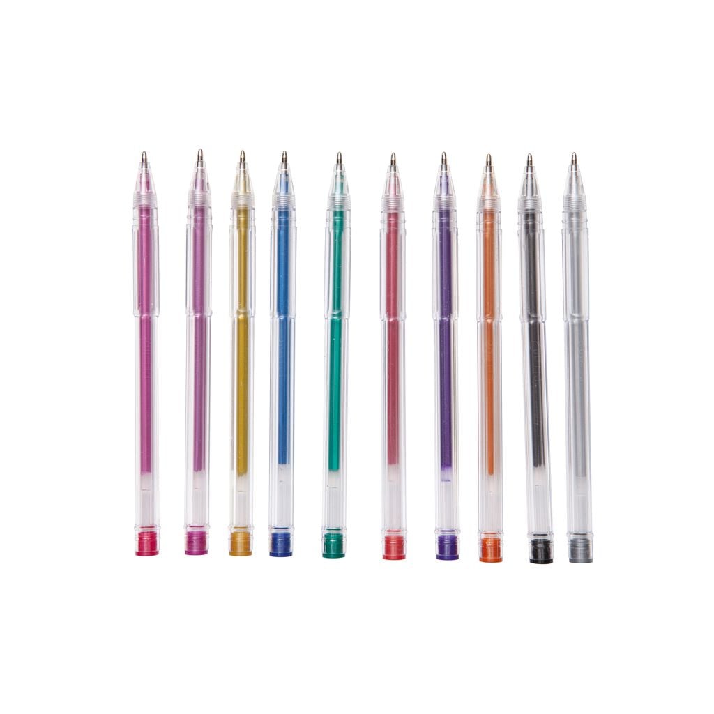 Gelpen Metallic, set van 10