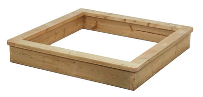 Low sandbox with lid