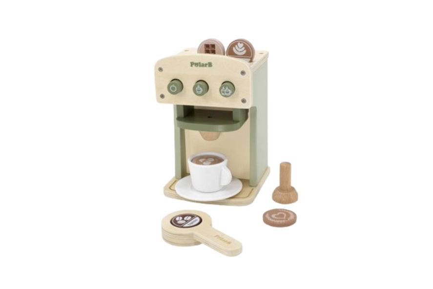 Houten koffiezetapparaat