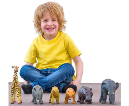 Wild animals Soft, 6-piece