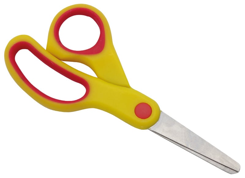 Universele schaar met zachte handgrip, linkshandig, 14 cm