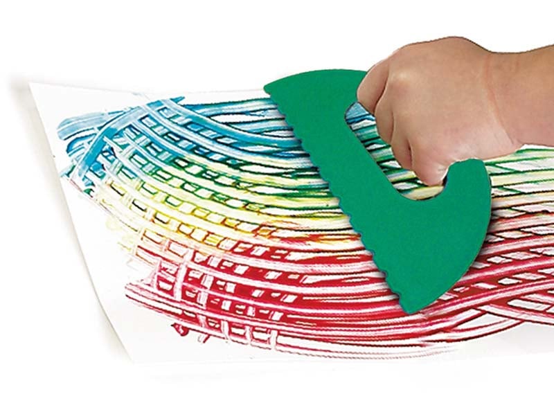 Kleine verfkrassers, set van 4