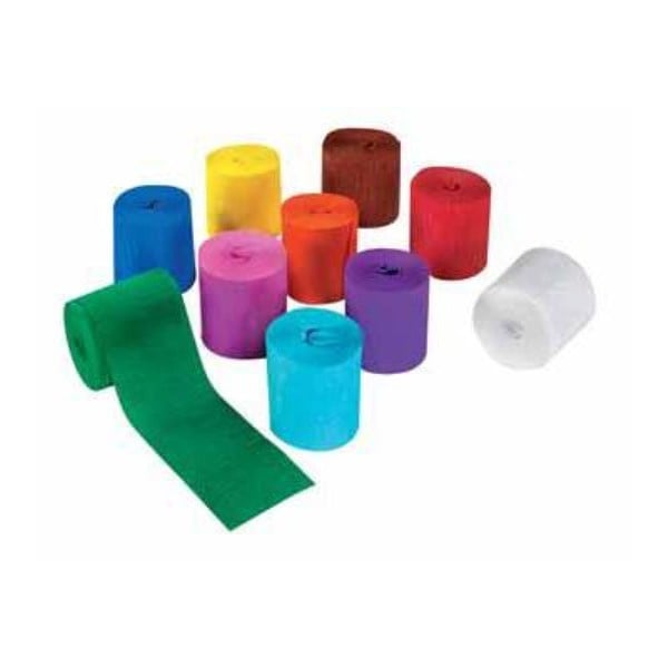 Crêpepapier rollen kleurenassortiment