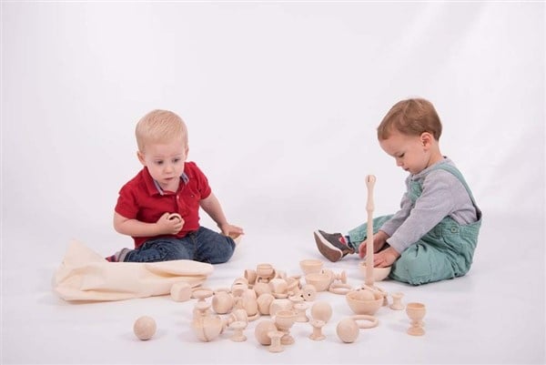 Tickit Loose Parts Natural Set 63-Piece