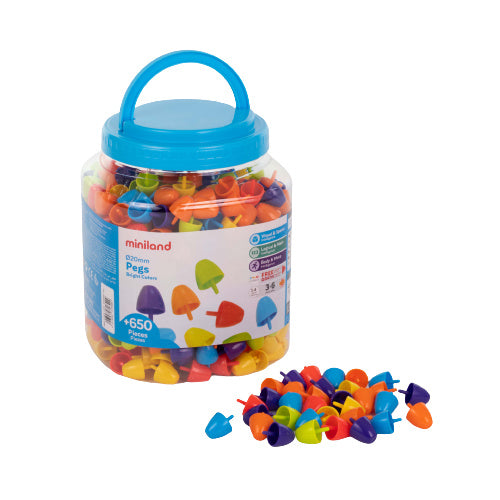 Transparante pinborden, set van 6 stuks
