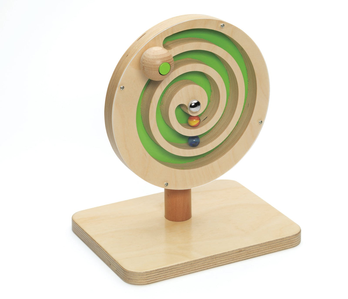 Rotating clock spiral