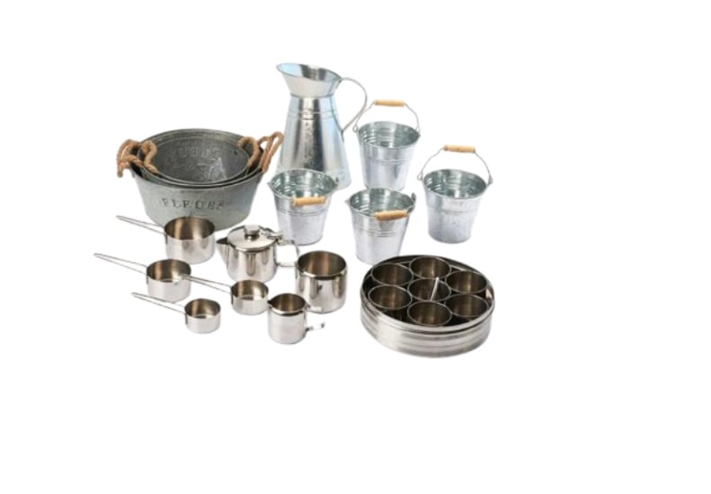 Mud kitchen play set, 20-piece