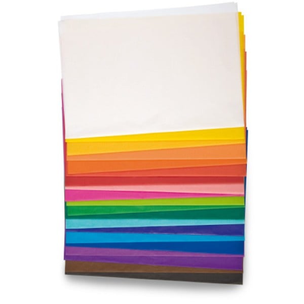 Tissue paper folding sheets 15 x 15 cm, 1040 sheets asst.
