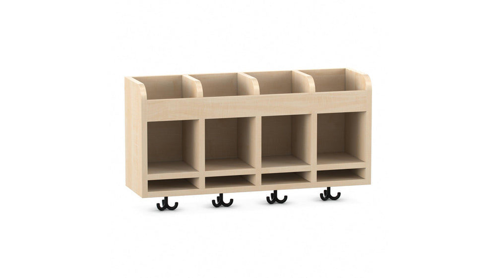 Large wardrobe with hooks