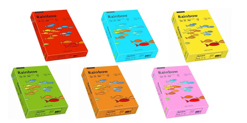 A3 paper, available in various colours