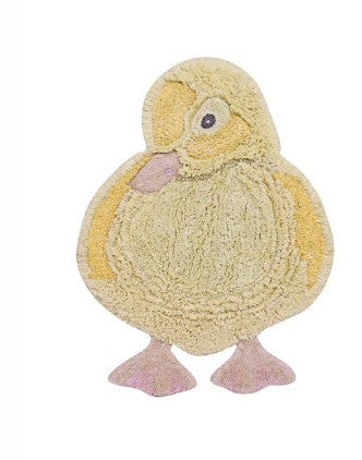 Duck rug, handmade and washable