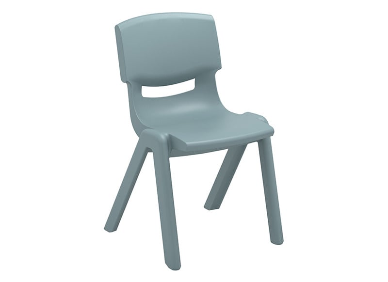 # Stackable plastic chair Jill, seat height 26 cm Ice Blue