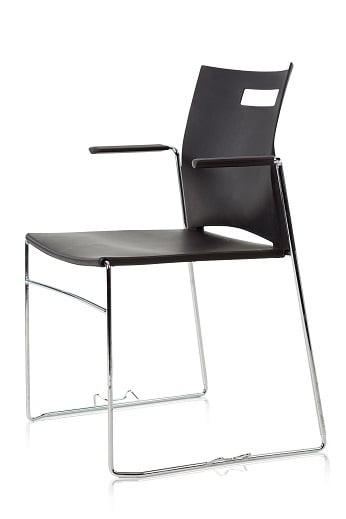 Sleigh chair Como