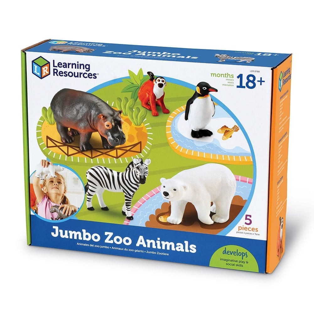 Jumbo Dierentuindieren, set van 5