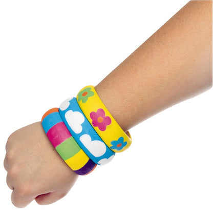Houten armbanden, 4 stuks