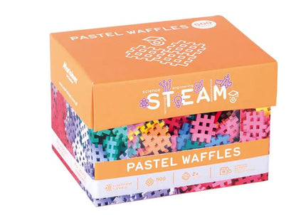 Mini Waffle Pastel, 500-delig (plusplus)