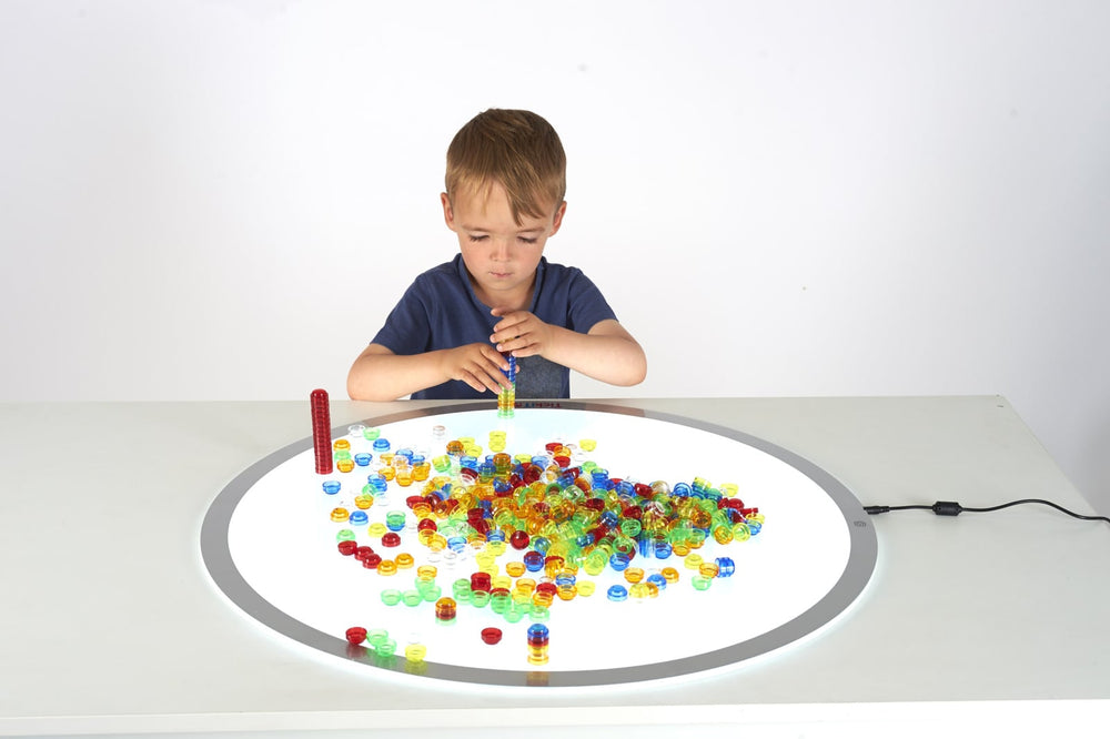 Tickit Transparent Stacking Counters Assorted, set of 500