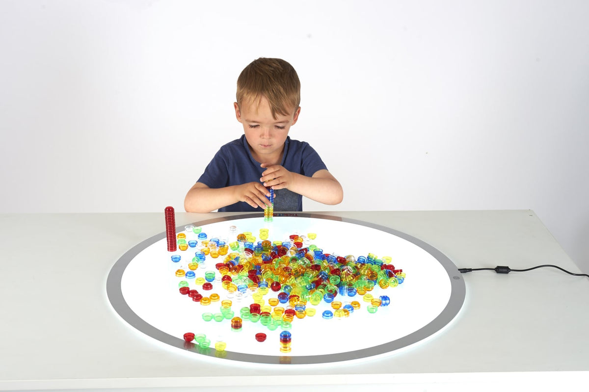 Tickit Transparent Stacking Counters Assorted, set of 500