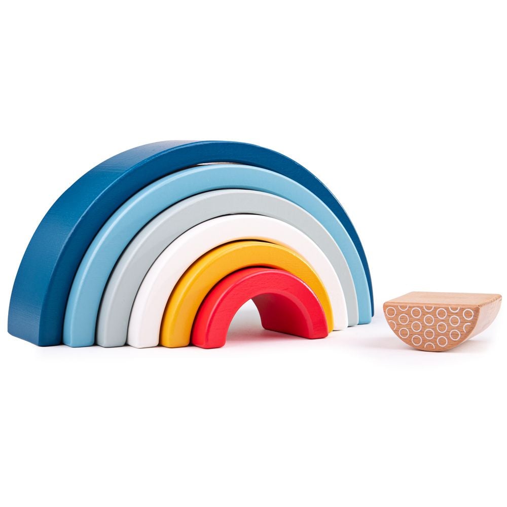 Wooden rainbow