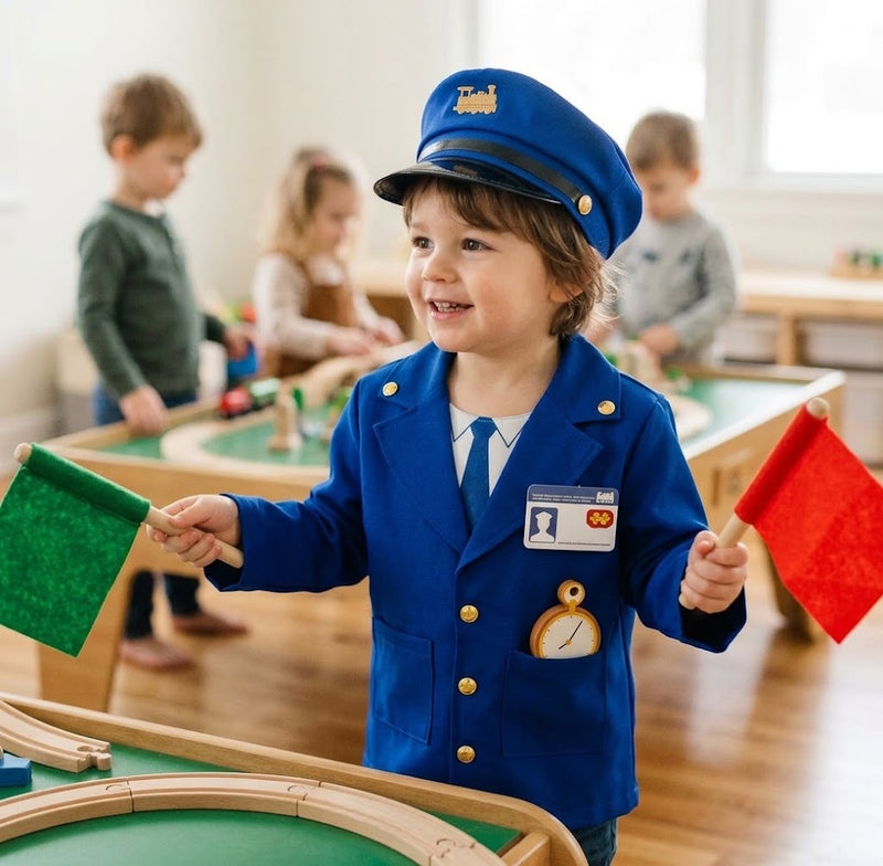 Verkleedkleding Treinconducteur