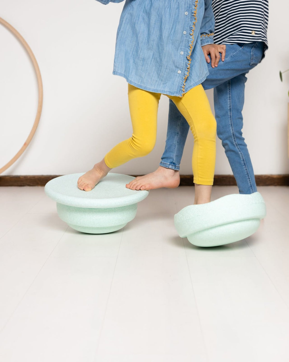 # Stapelstein Balance board grijs