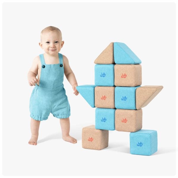 Jolly Heap Pixi set, 12 pieces magnetic blocks