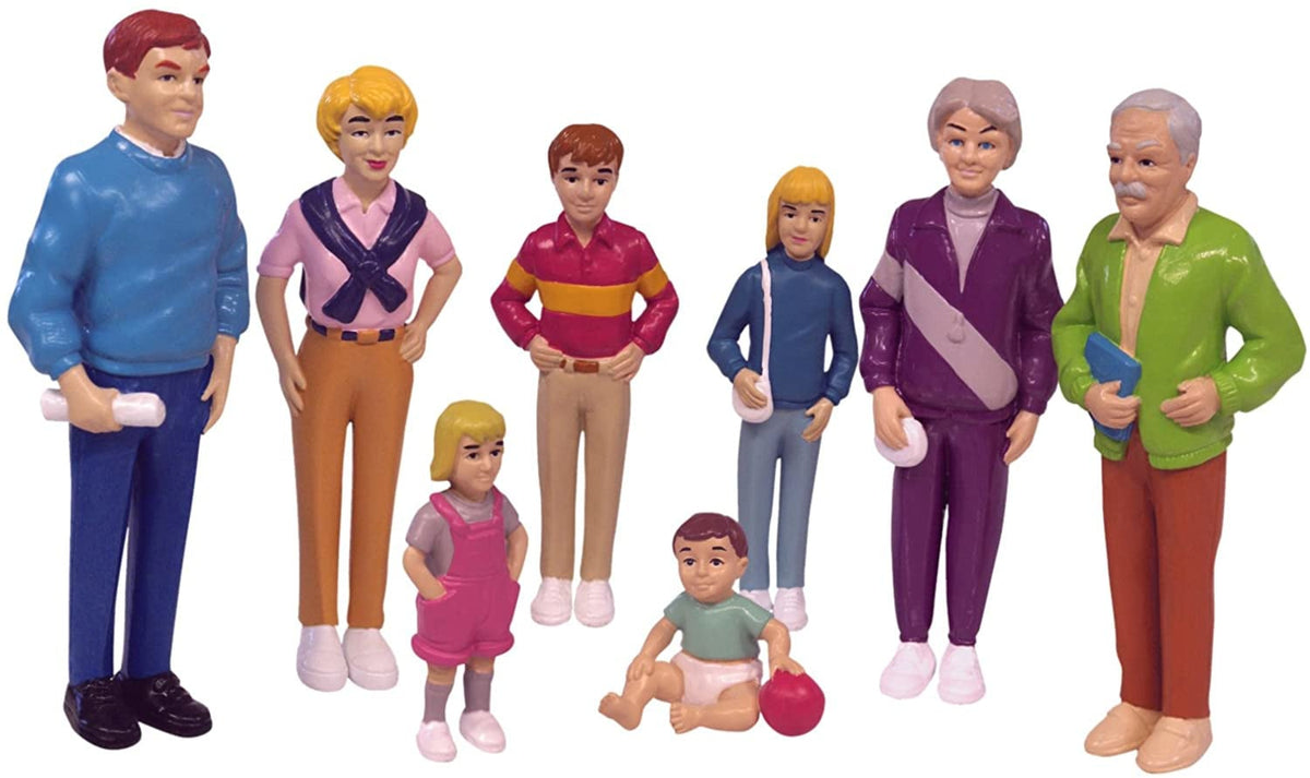 European family, 8 persons