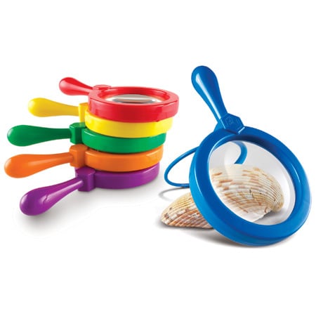 Jumbo Magnifiers, set of 6, Learning Resources