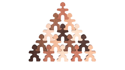 Flockmen - Skin - Tones - Huidskleuren - 15-delig - Montessori