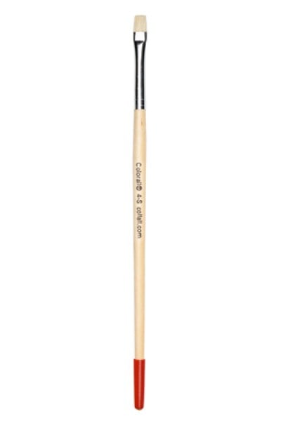 Kwasten plat nr. 4 steel 20 cm, 12 stuks