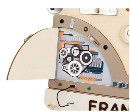 Activity wall board taupe/beige shades Bus