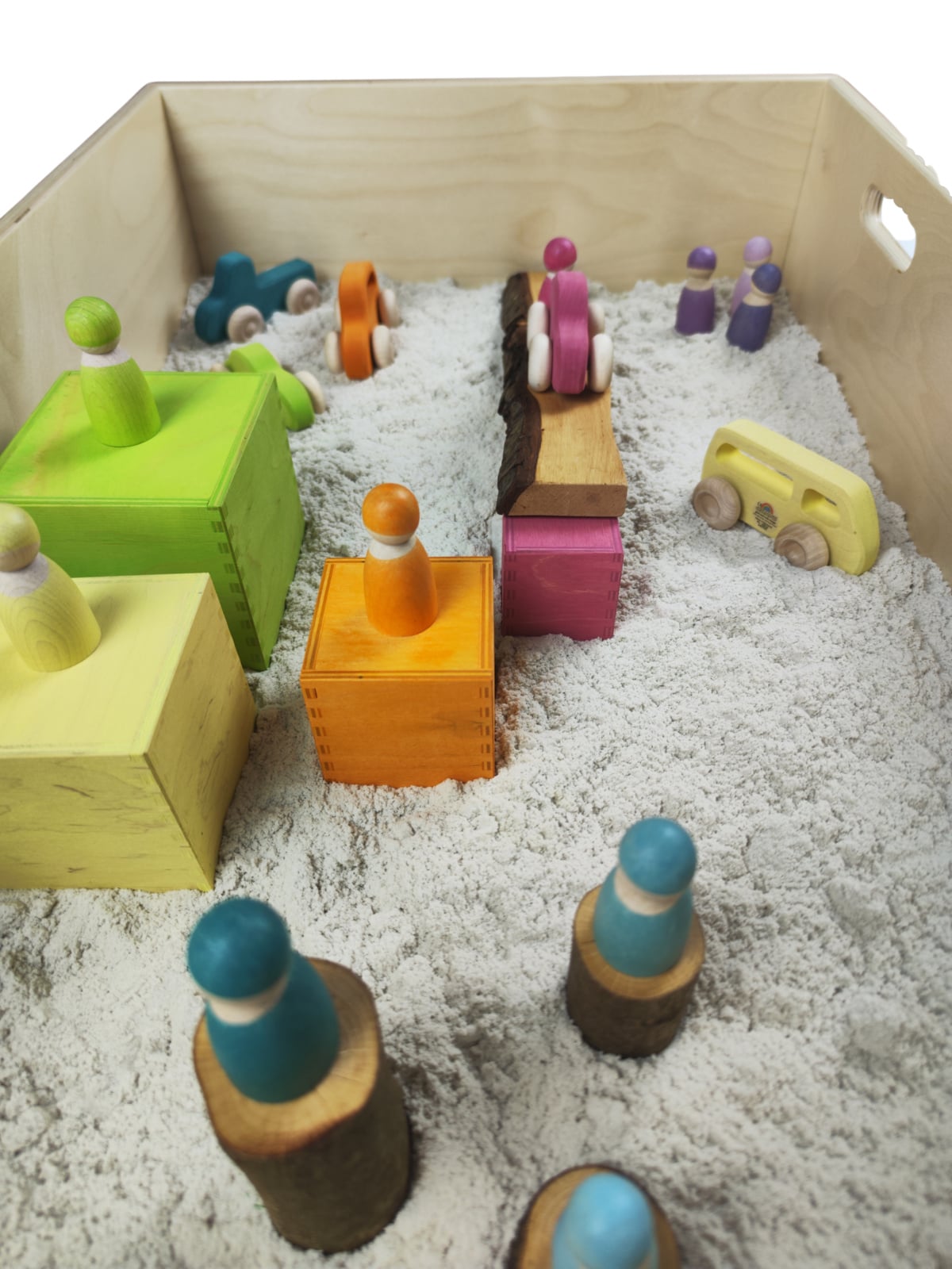 # Large Wooden Sensory Play Tray