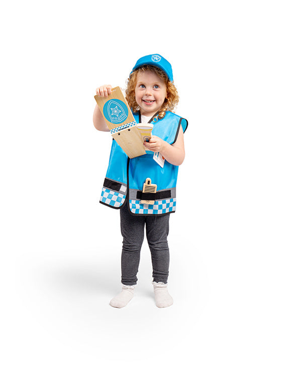 Police officer costume including cap