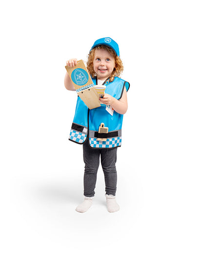 Police officer costume including cap