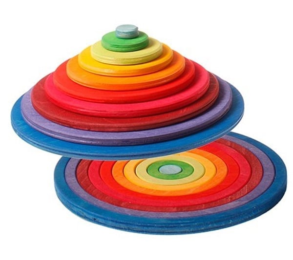 Grimm's Rainbow Rings and Disks